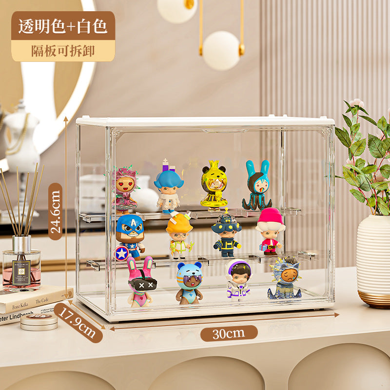 Blind box display stand storage figure display case Lego building block acrylic household dust POP MART display box